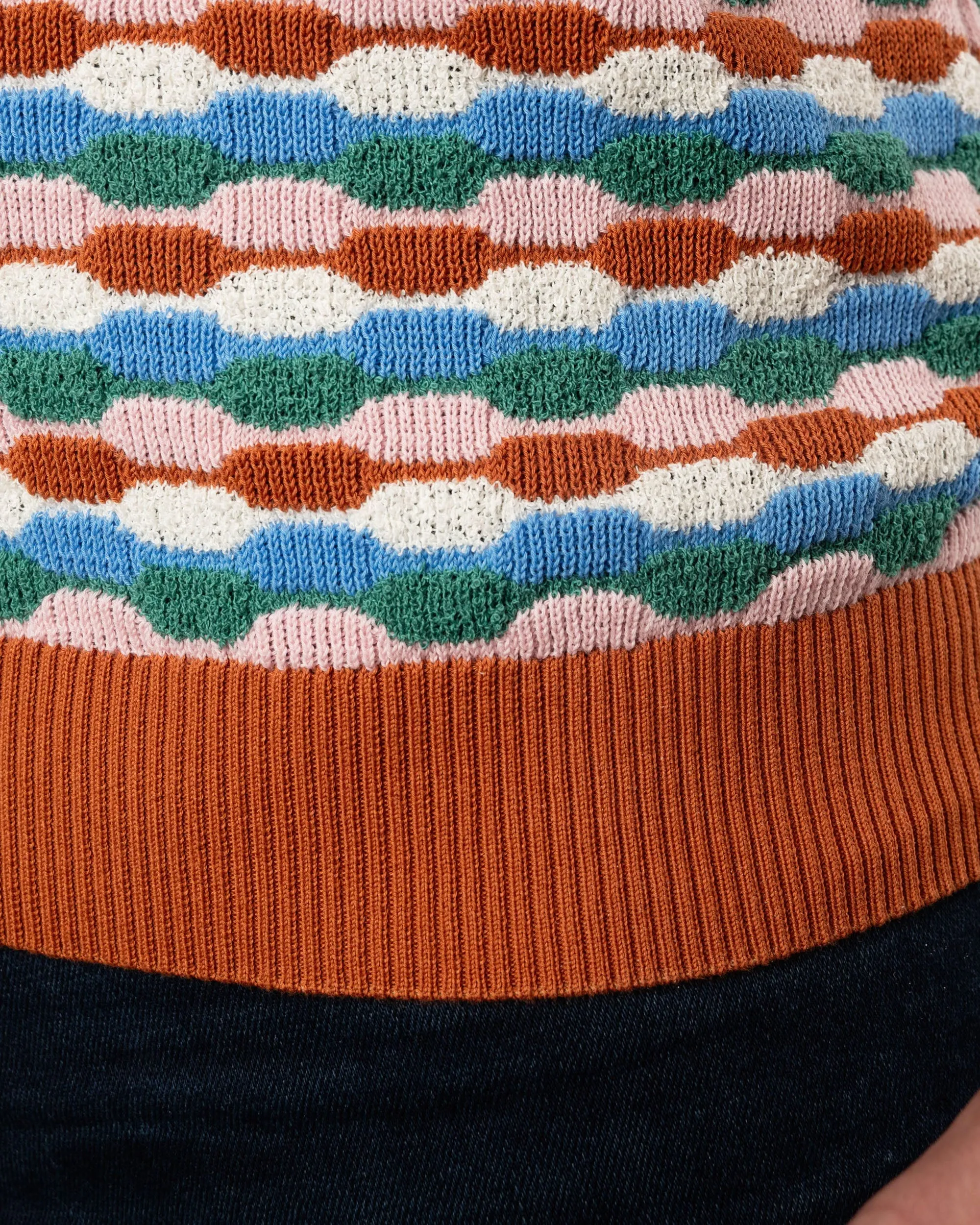 Beach Jacquard Knit Polo