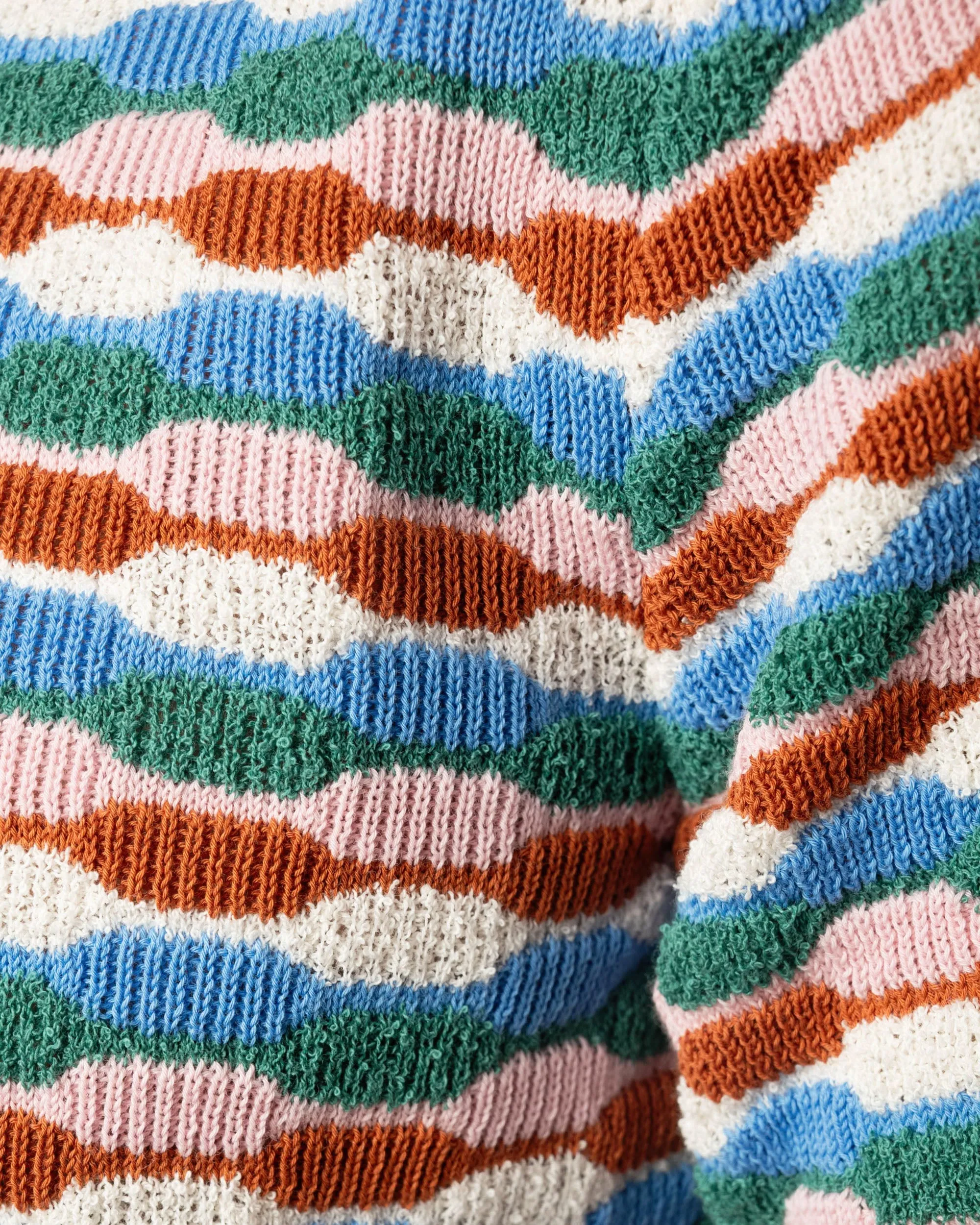 Beach Jacquard Knit Polo