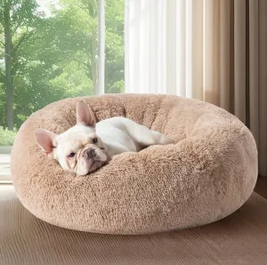 Bedsure Calming donuts Dog Bed for Medium Dogs