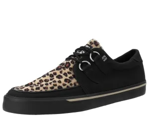 Black & Leopard Vegan VLK Sneaker