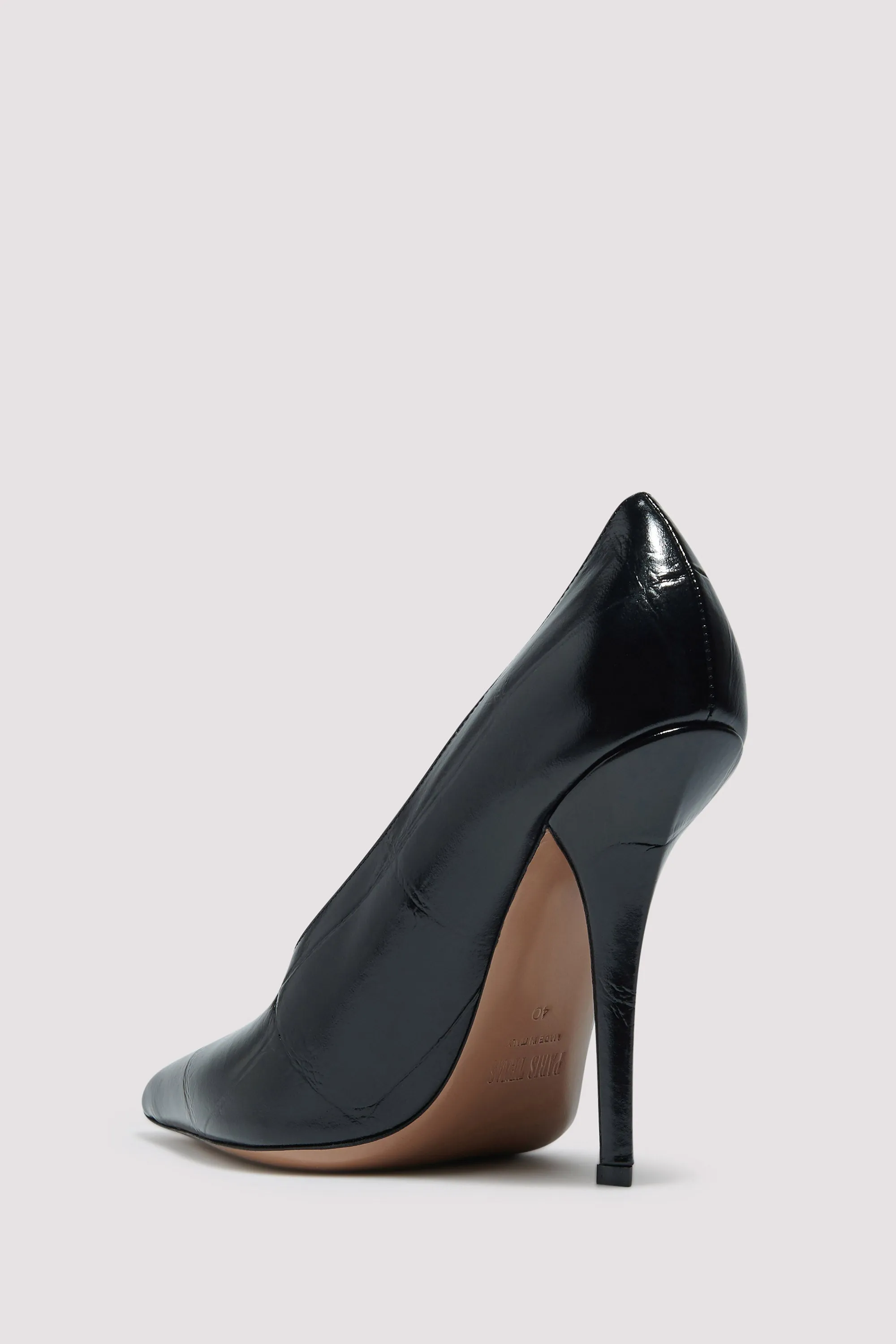 Black Croc Jessic 105 High-Heel Pumps