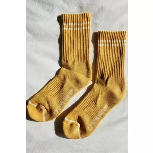 Boyfriend Socks: Butter