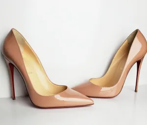 Christian Louboutin So Kate Nude Pump Size 40.5 (Fits U.S. size 9)