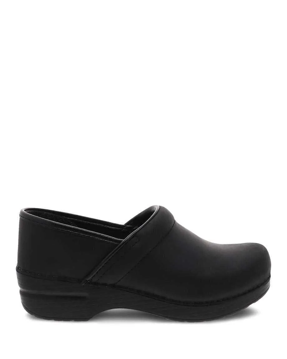 Dansko Women's Professional Clogs- Black Oiled