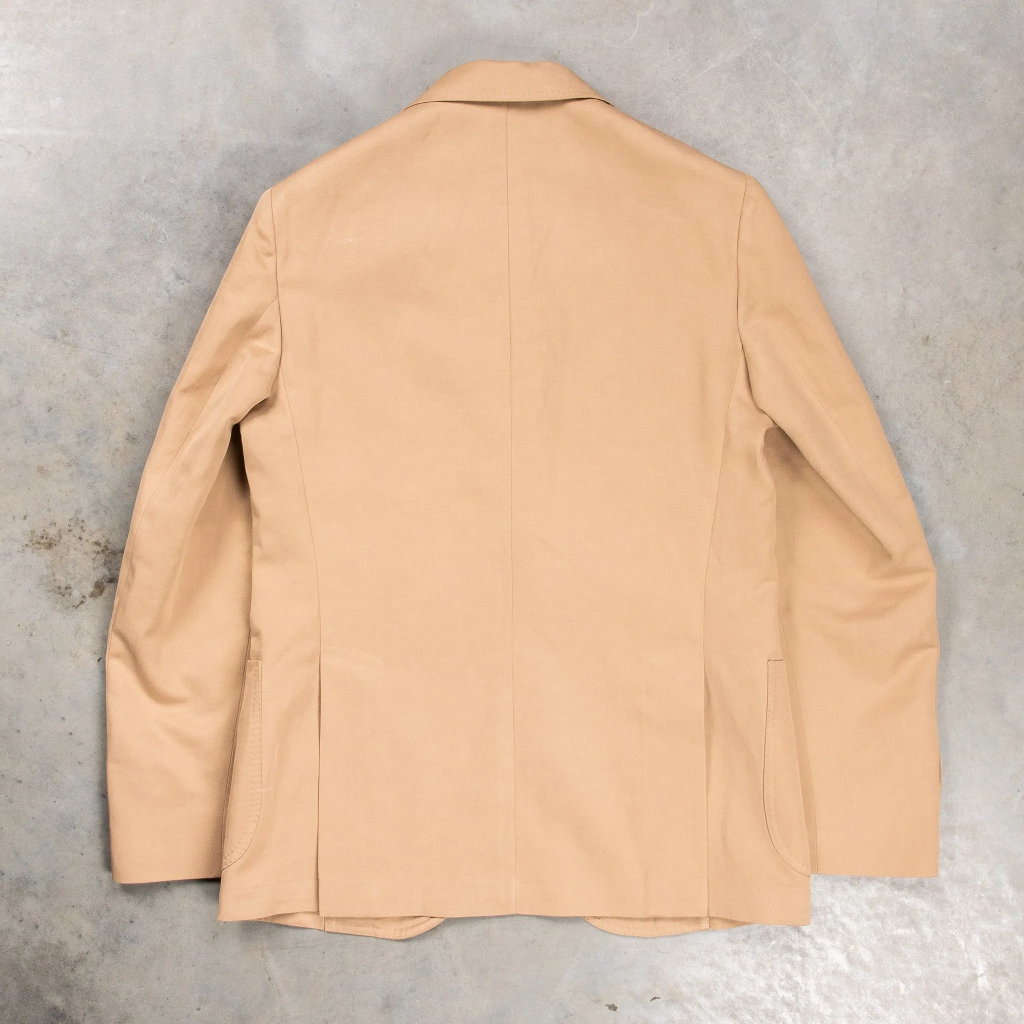 De Petrillo Posillipo Cotton and Linen Suit camel