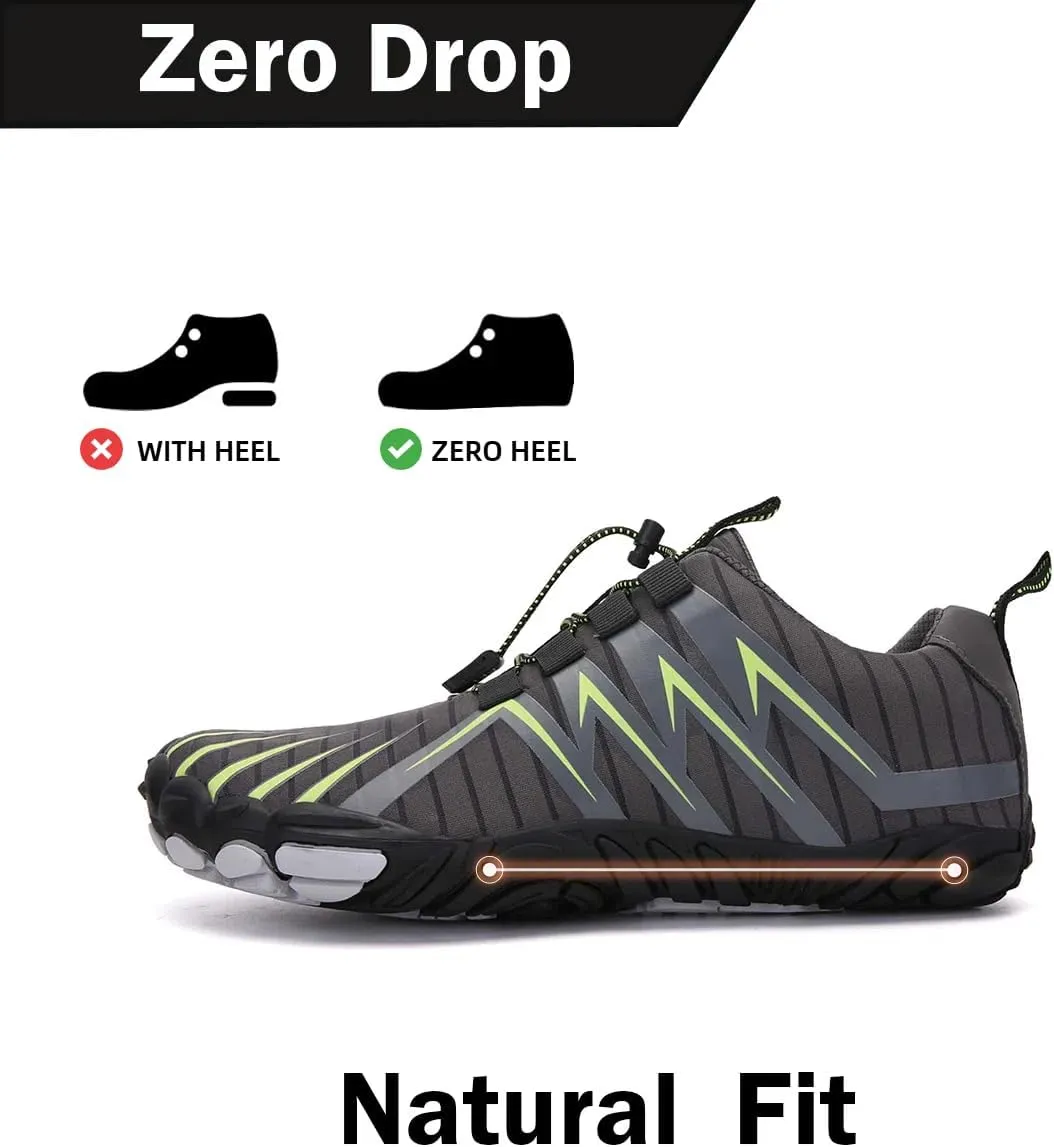 Explorer Max Non-Slip Ultra-Light Barefoot Shoes Mens Trail Running Shoes Wide Toe Box Barefoot Sneakers