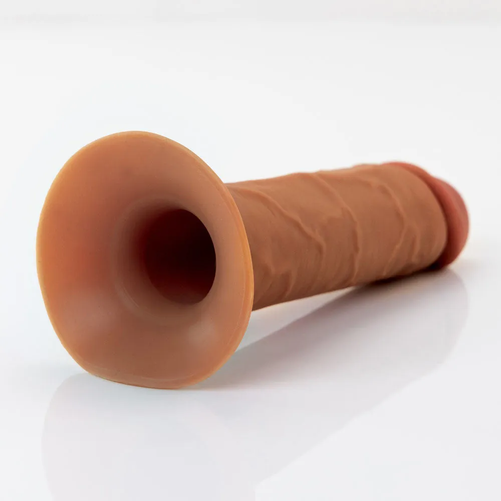 FX Elite 20cm Silicone Hollow Strap-On Set - Tan