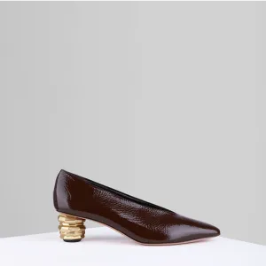 Gemma Pumps in Cioccolato
