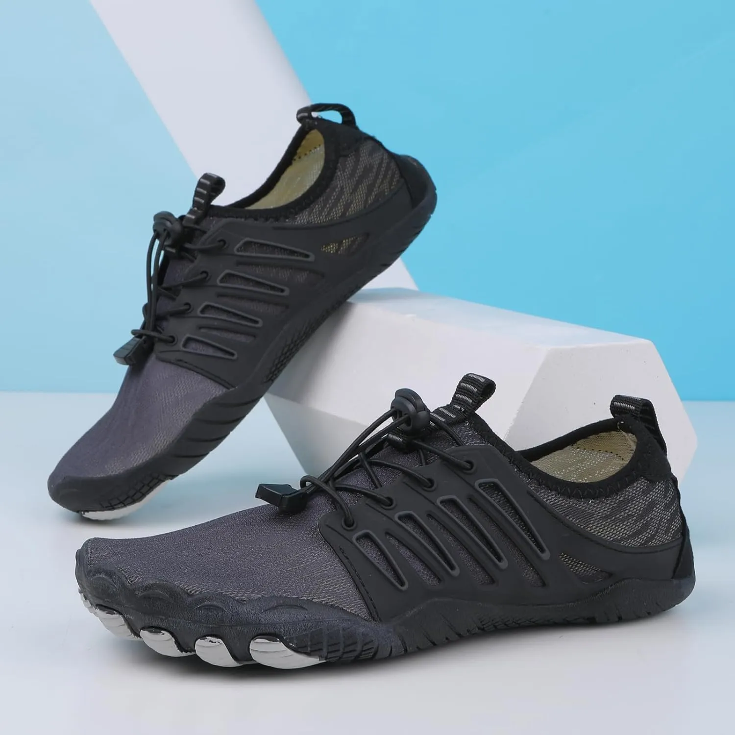 Hiking Footwear Barefoot Shoes for Women Men, Pro Water with Wide Toe Box, Non Slip Breathable Zero Drop Hiking, Walking, Beach, Grounded Comfort Wear Neuropathy Shoes, Travel Outdoor Activities
