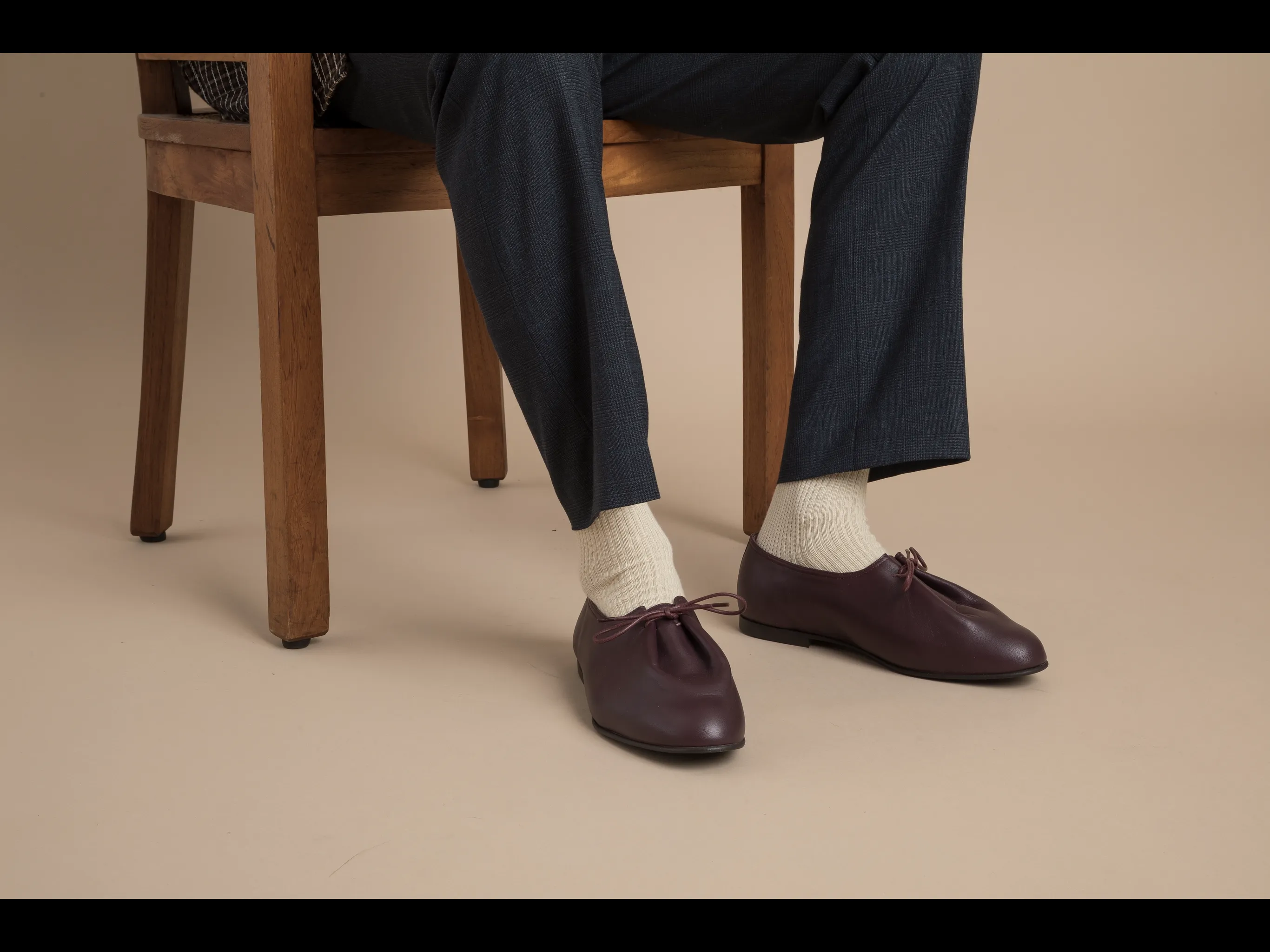 JACQUES SOLOVIERE Matt Shoes- Oxblood