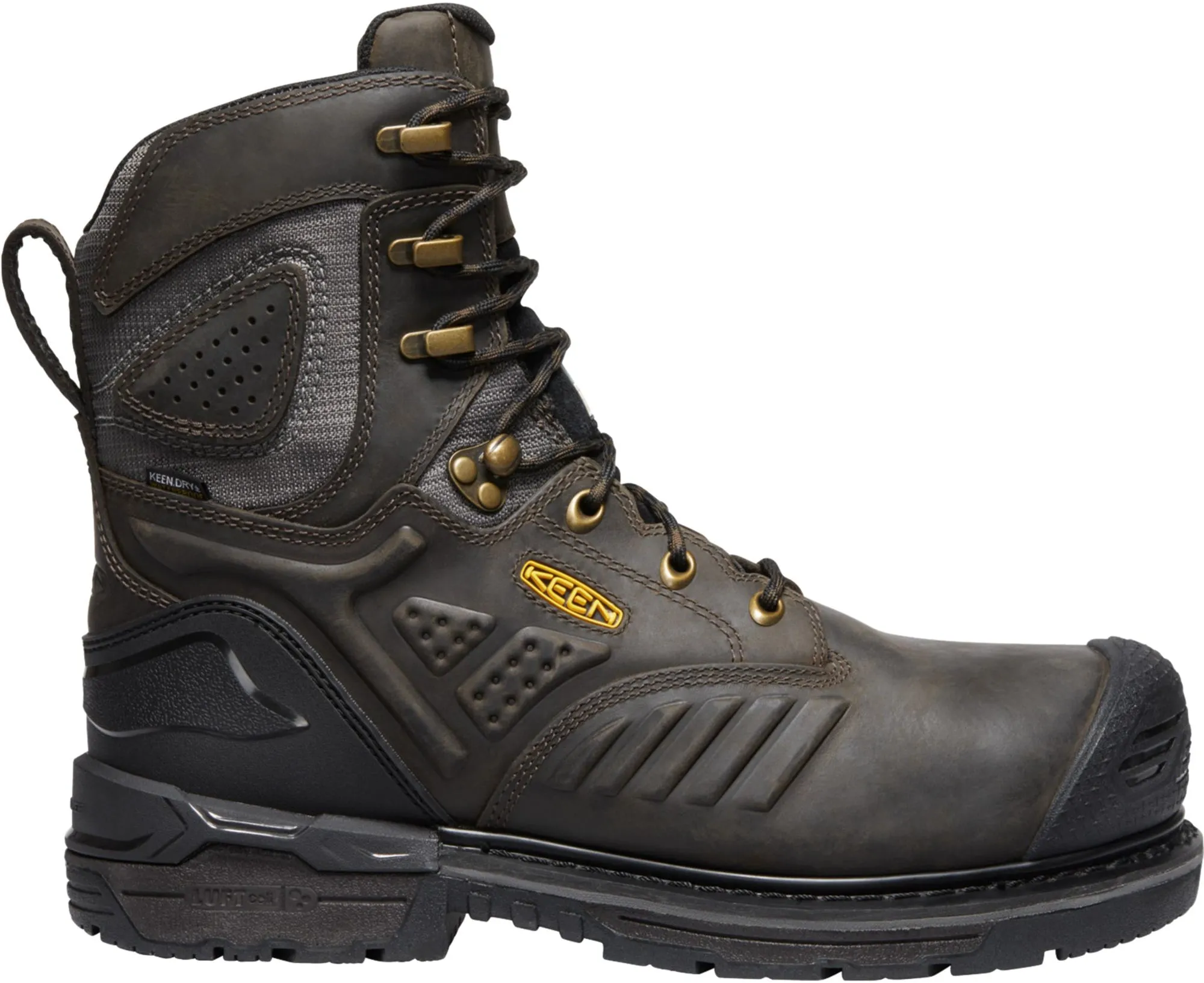 Keen Utility Brown Mens CSA Philadelphia  600G WP Leather Work Boots