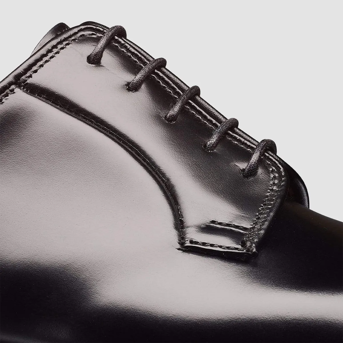 Lanark 3, Black Cavalry Calf Vibram Cleated Sole
