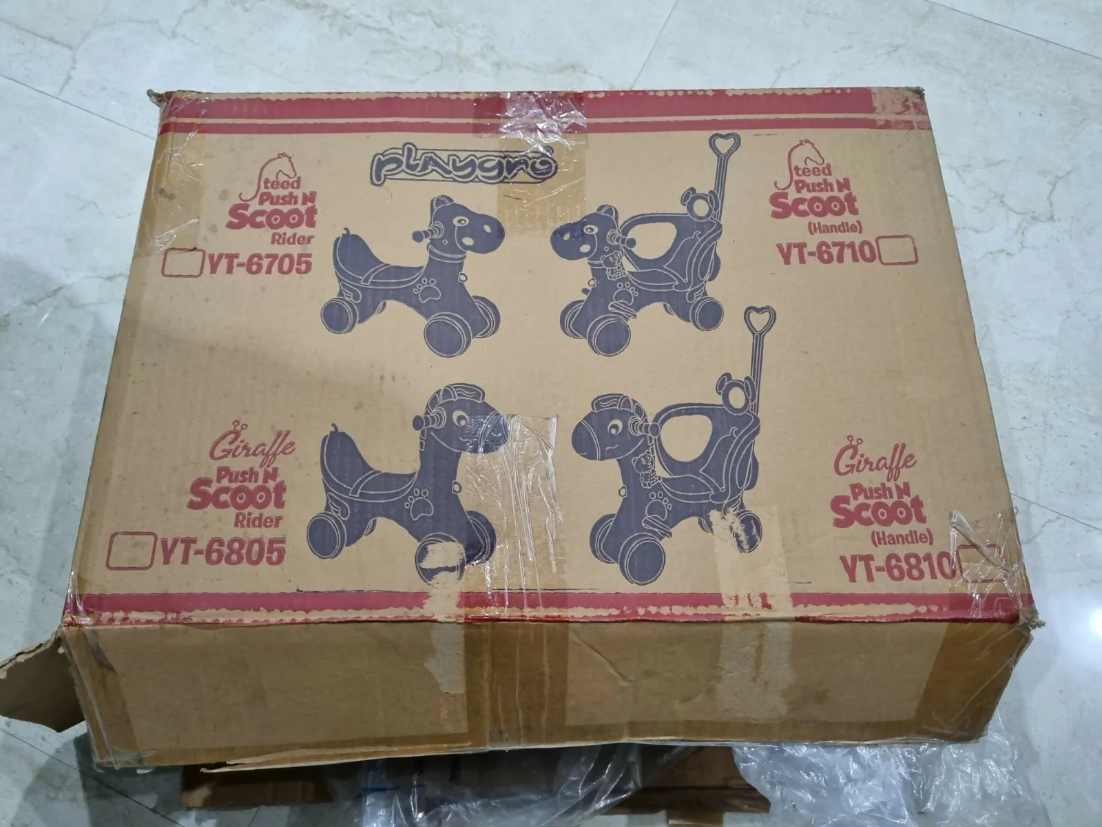 LUVLAP Sunny Giraffe push and scoot rider / Ride on