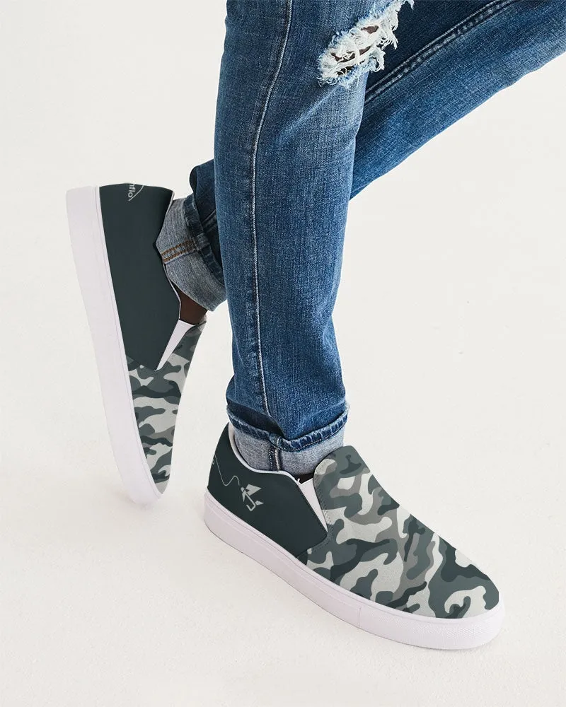 Mens Flo Flyer Dry 2 Slip-On Canvas Shoe (dark forest camo)