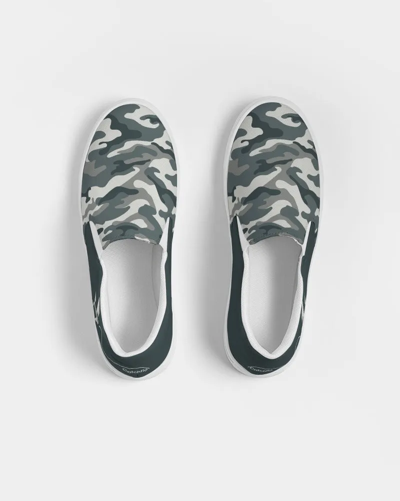 Mens Flo Flyer Dry 2 Slip-On Canvas Shoe (dark forest camo)