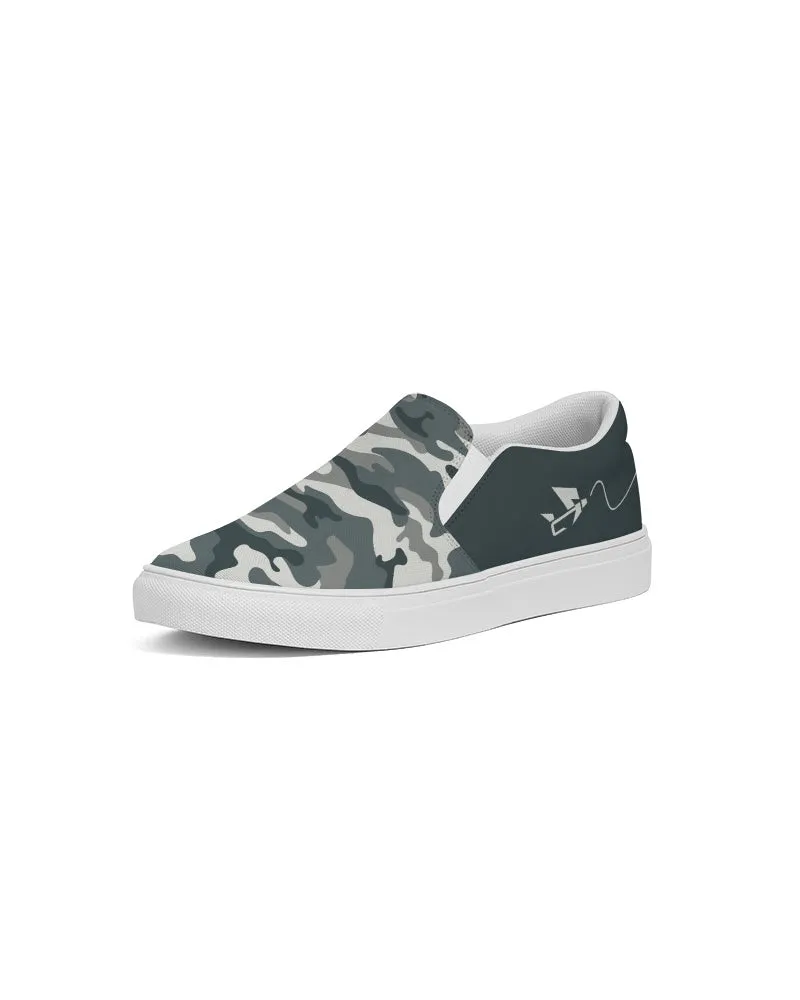 Mens Flo Flyer Dry 2 Slip-On Canvas Shoe (dark forest camo)