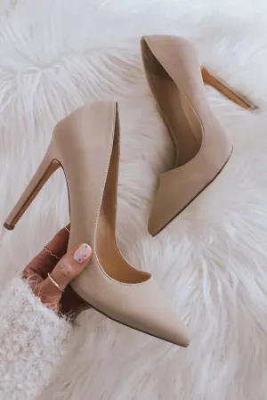 Nude Nobuck Pumps