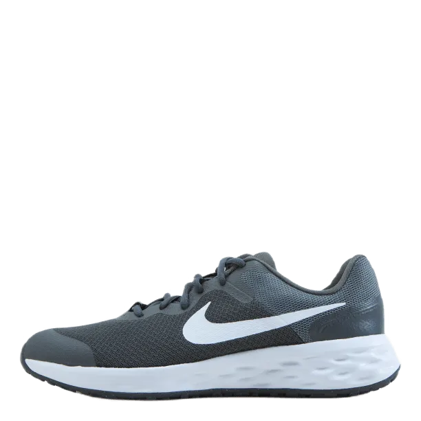 Revolution 6 Big Kids' Running Iron Grey/white-smoke Grey
