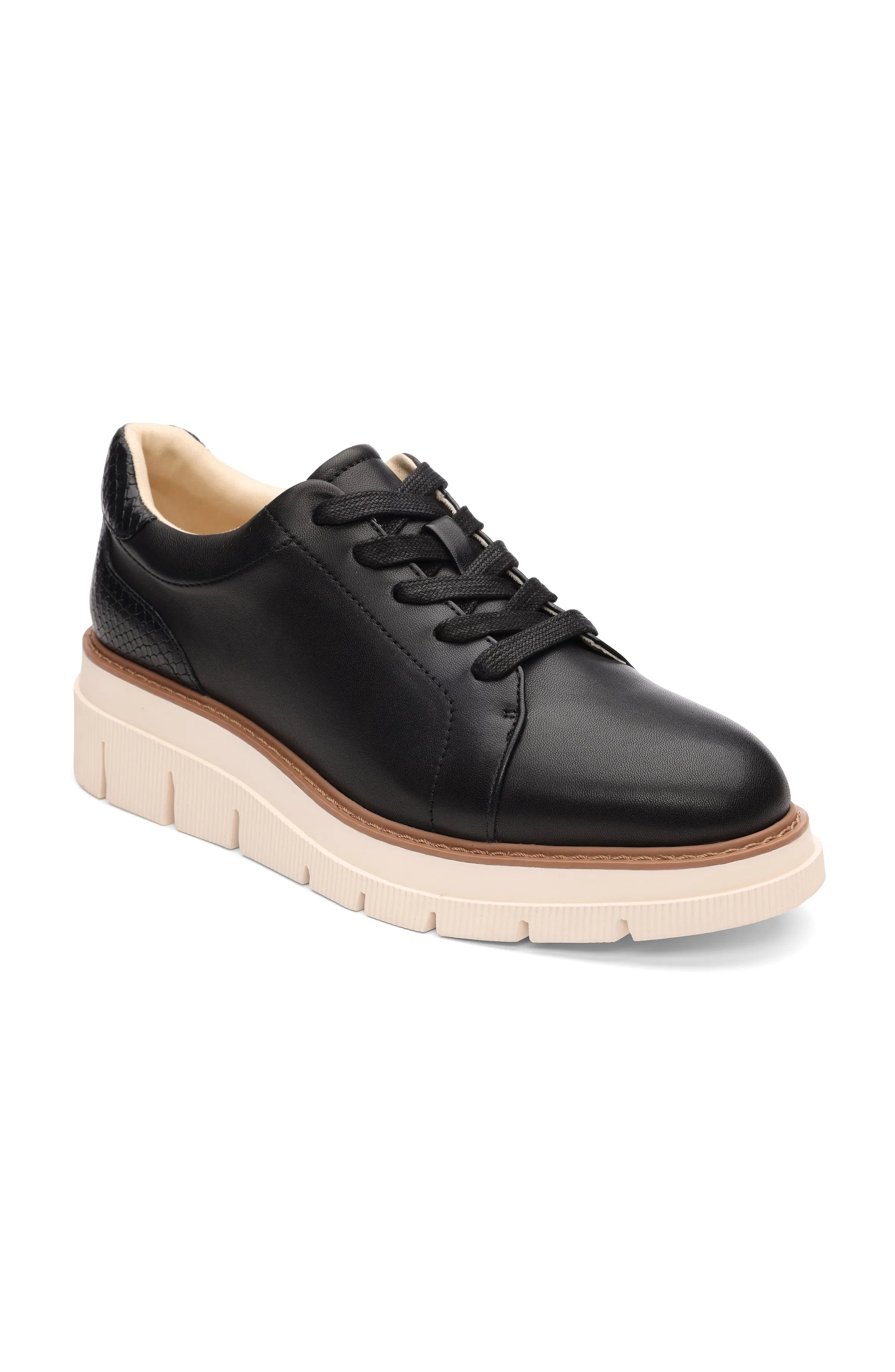 RIVERSIDE LACE UP PLATFORM WITH RIDGE SOLE