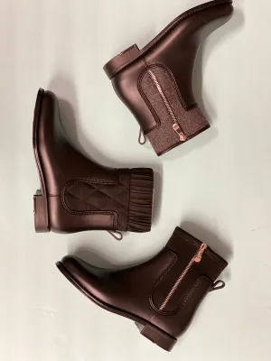 SALE HF Marsala-888 Grey Flannel Ankle Boot
