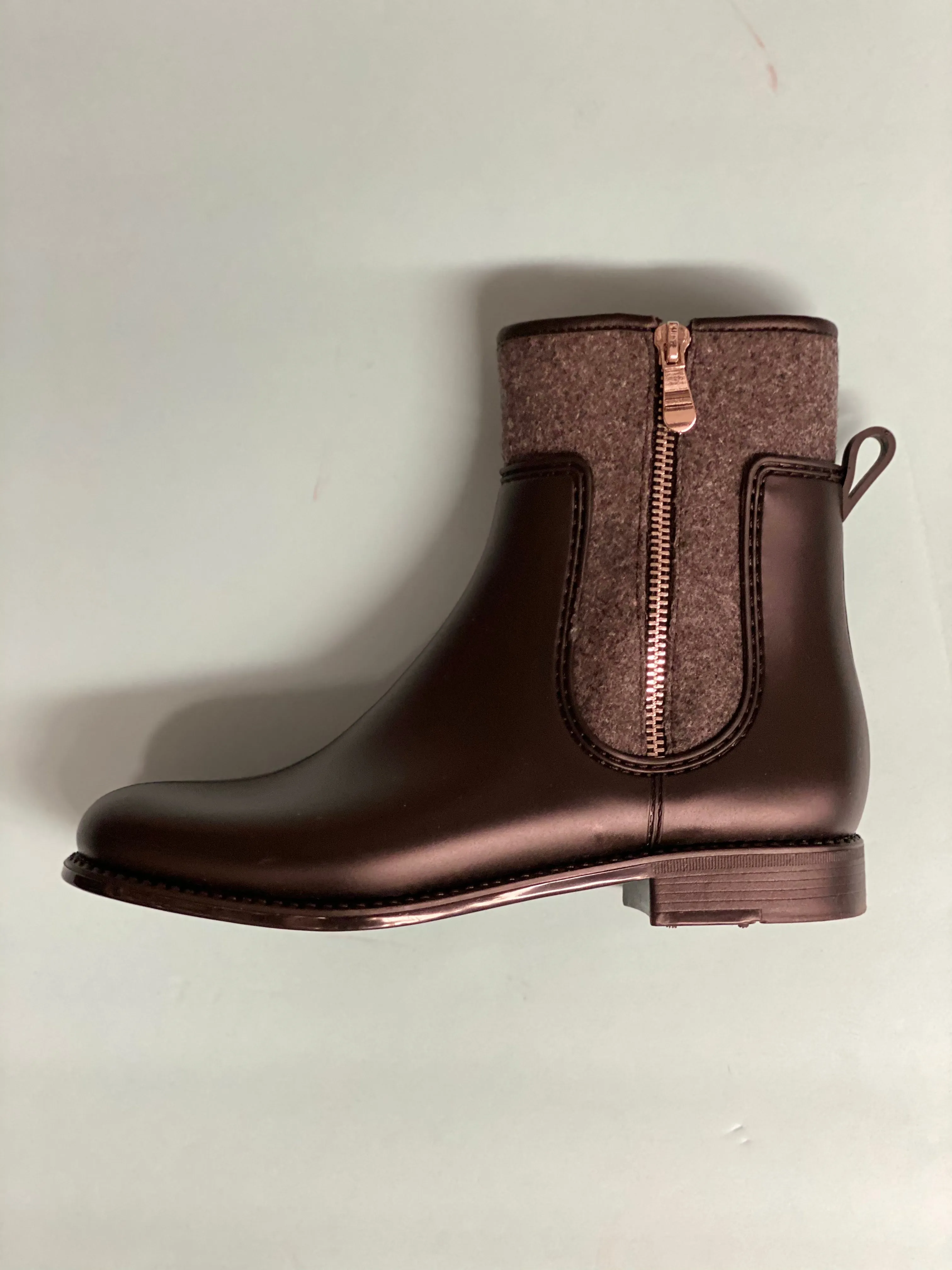 SALE HF Marsala-888 Grey Flannel Ankle Boot