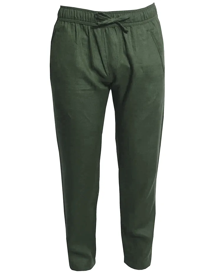 SARDINIA Linen Pant - Olive Green
