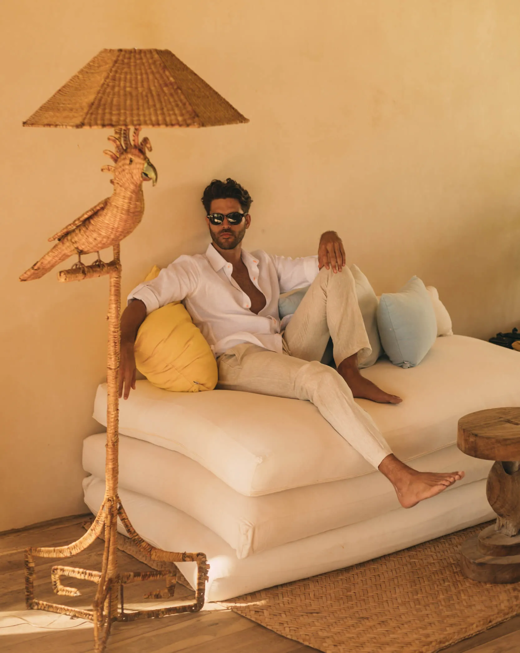 SARDINIA Linen Pant - Sand