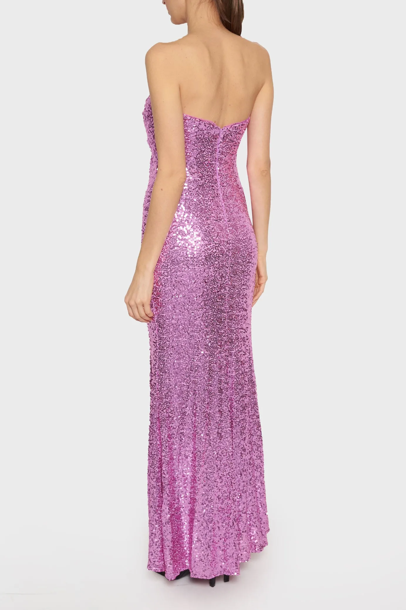 Strapless Knot Detail Gown