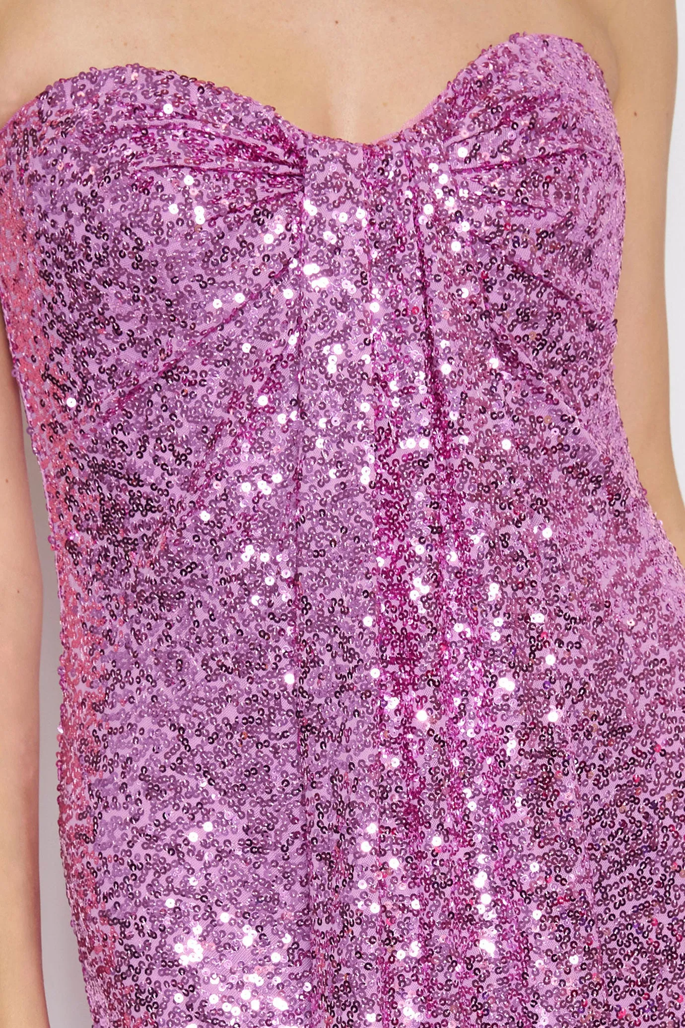 Strapless Knot Detail Gown