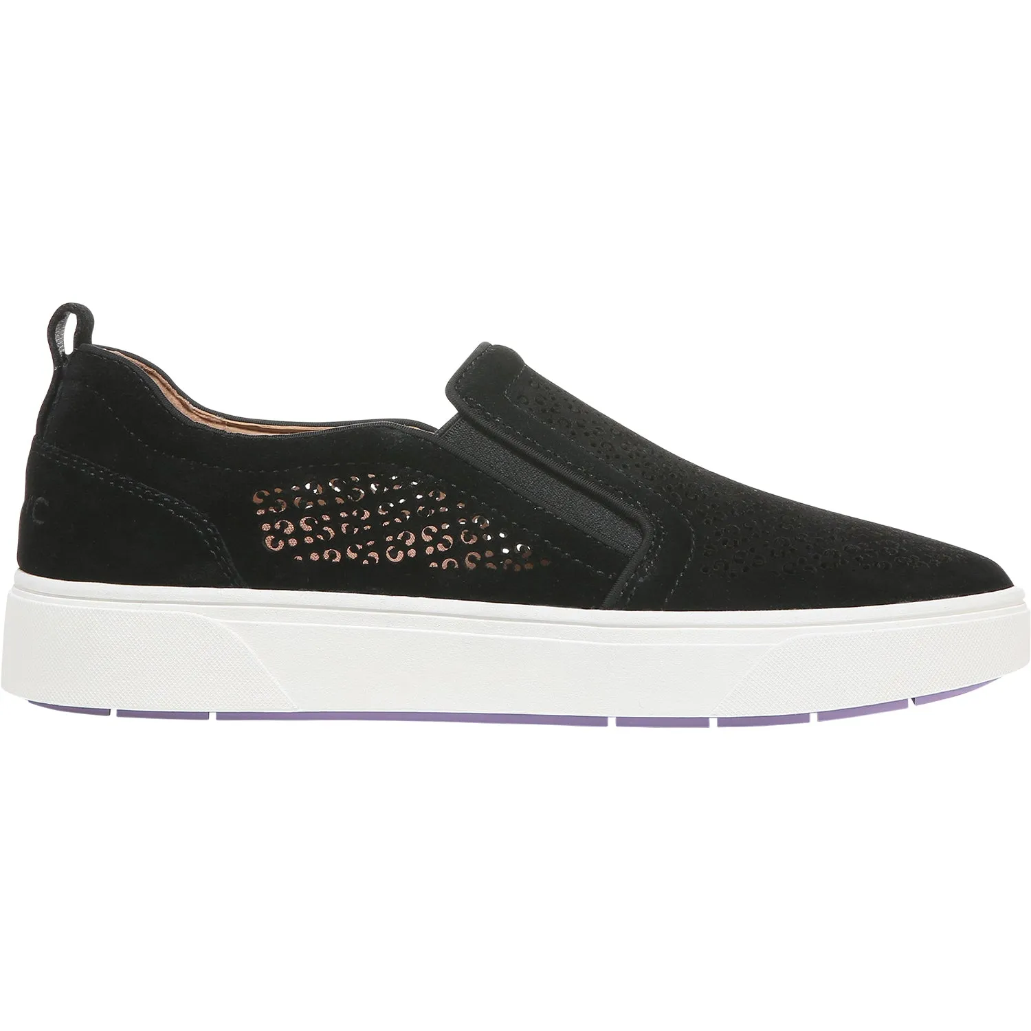Women's Vionic Kimmie Perf Black Suede